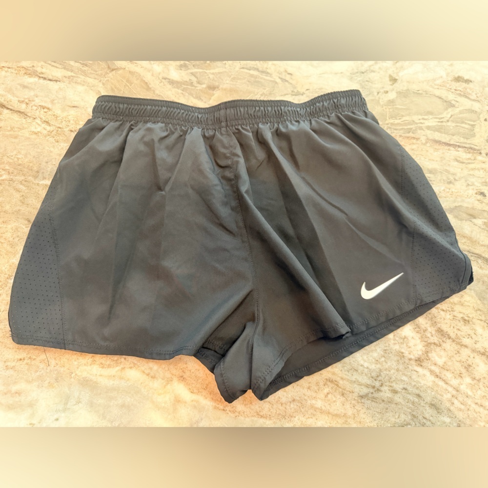 Nike Dri-FIT Black Running Shorts Medium Athletic Lightweight Gym Workout